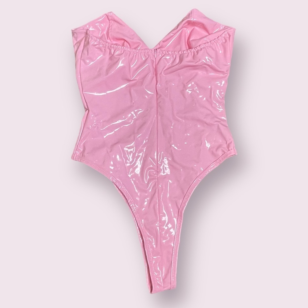 SOLD Strapless Bunny Bodysuit - Picture 4 of 7